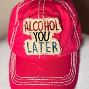 Alcohol You Later Adjustable Hat